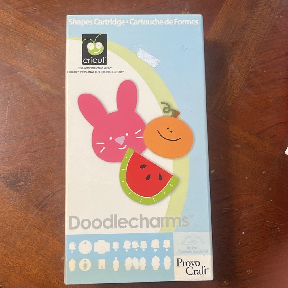 Cricut cartridge. Doodlecharms. Linked